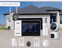 Kit de Alarma Inteligente WIFI 4G RF Tuya Smart WG107 con Cámaras